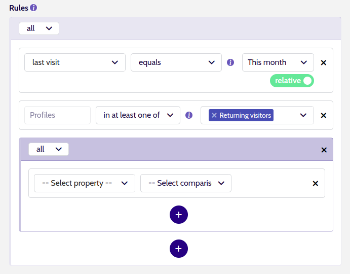 Segment added new group