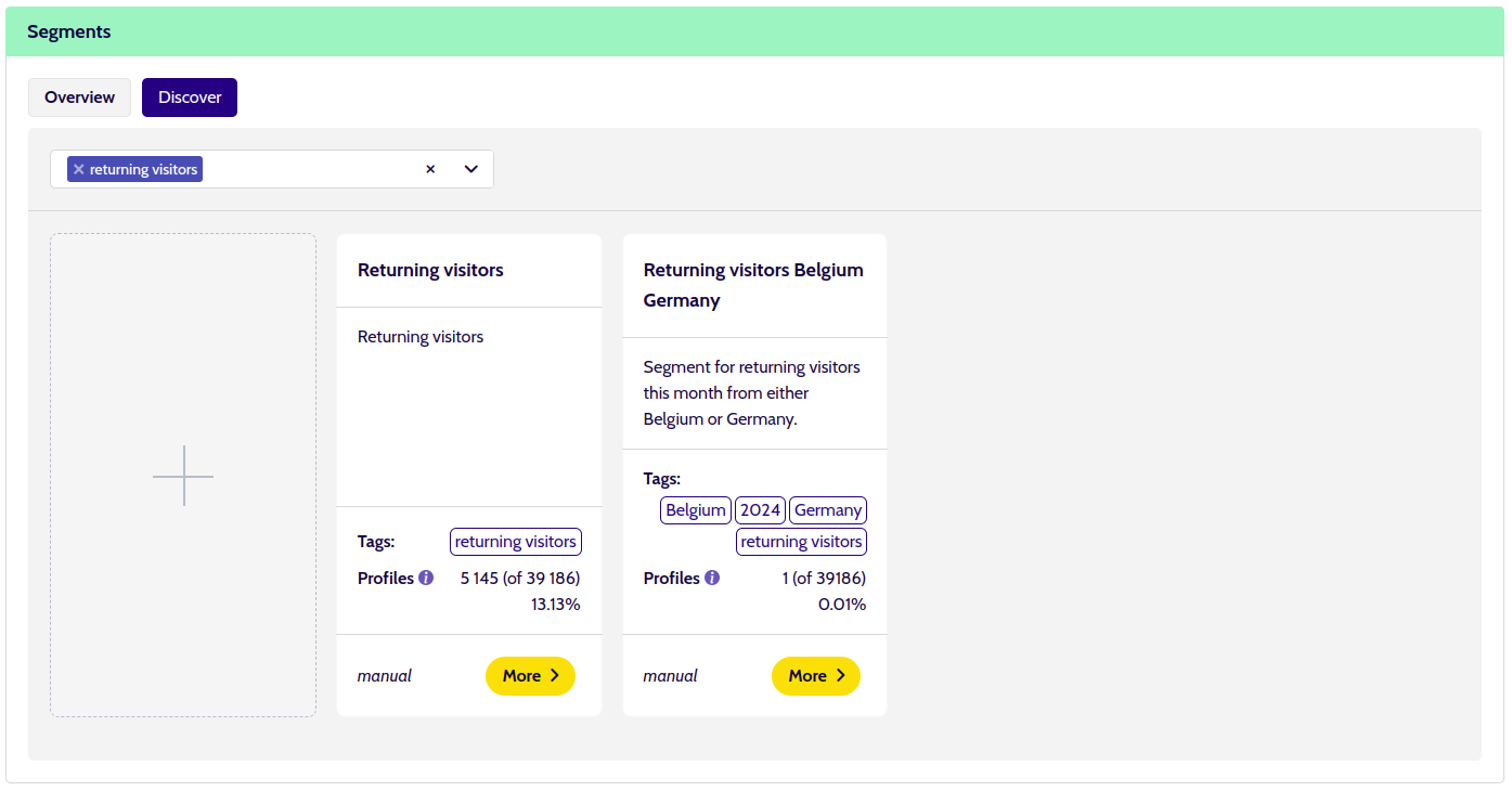 Segment tags filtered 1