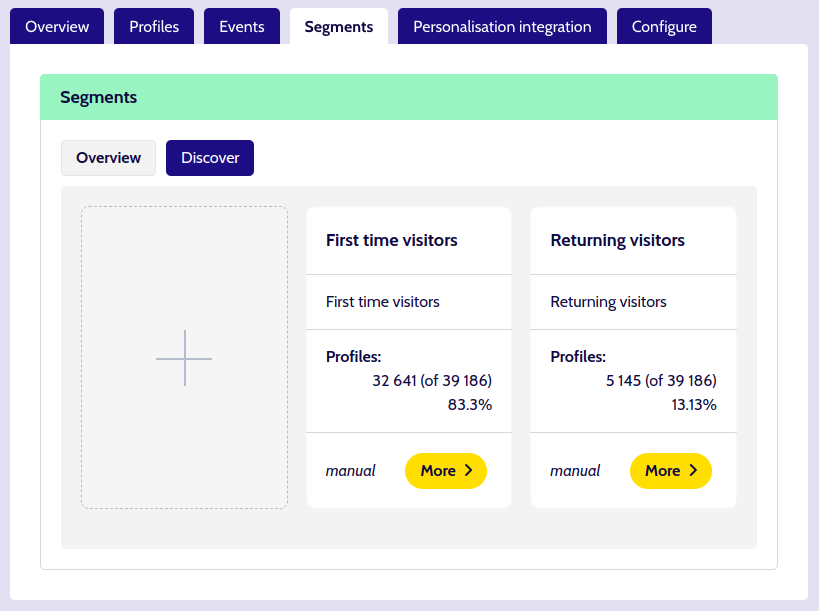 Segments overview